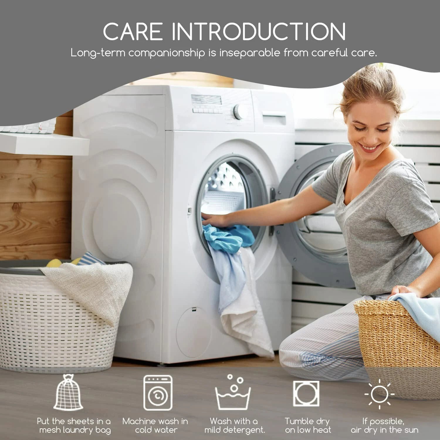 2000TC 6 Pieces Silk Satin Flat Fitted Sheet Bed Set