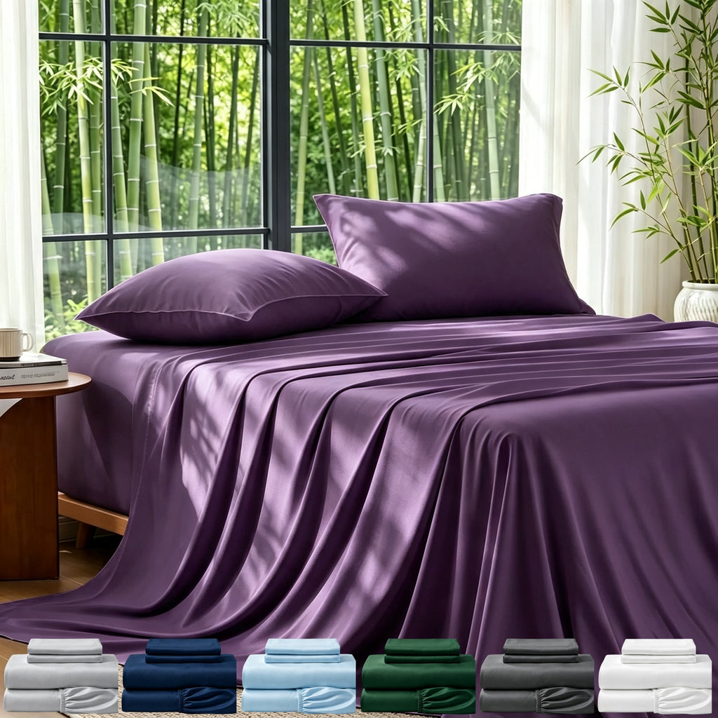 2200TC Cooling Bamboo 4 Pieces Blend Sheet Set