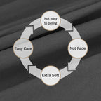 3PCS 2000TC Flat Sheet Set  (No fitted sheet)