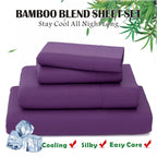 2200TC Cooling Bamboo 4 Pieces Blend Sheet Set