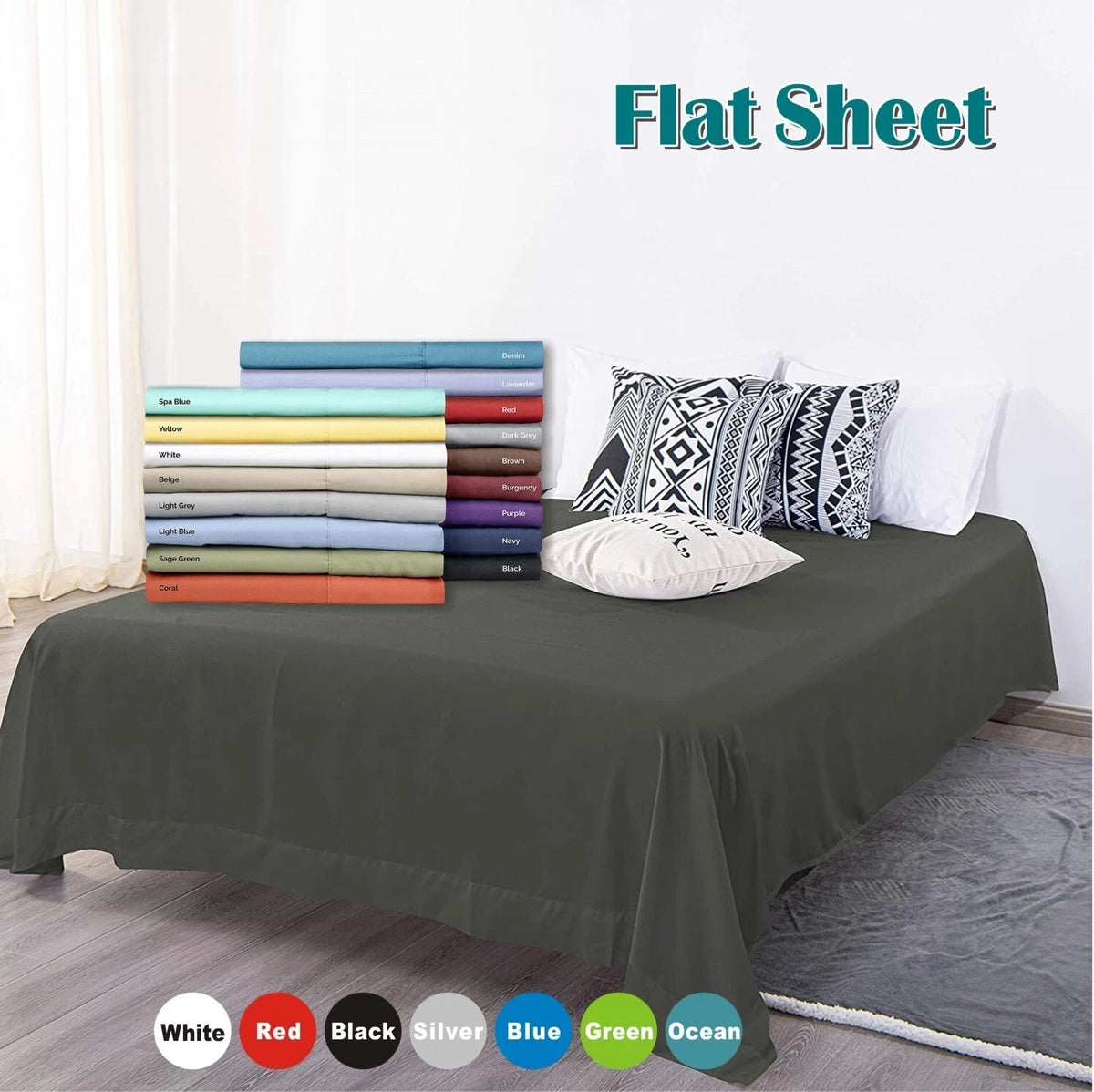 Comfy 2200TC Soft Top Flat Sheet