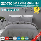 2000TC Ultra Soft Quilt/Doona Cover Set King