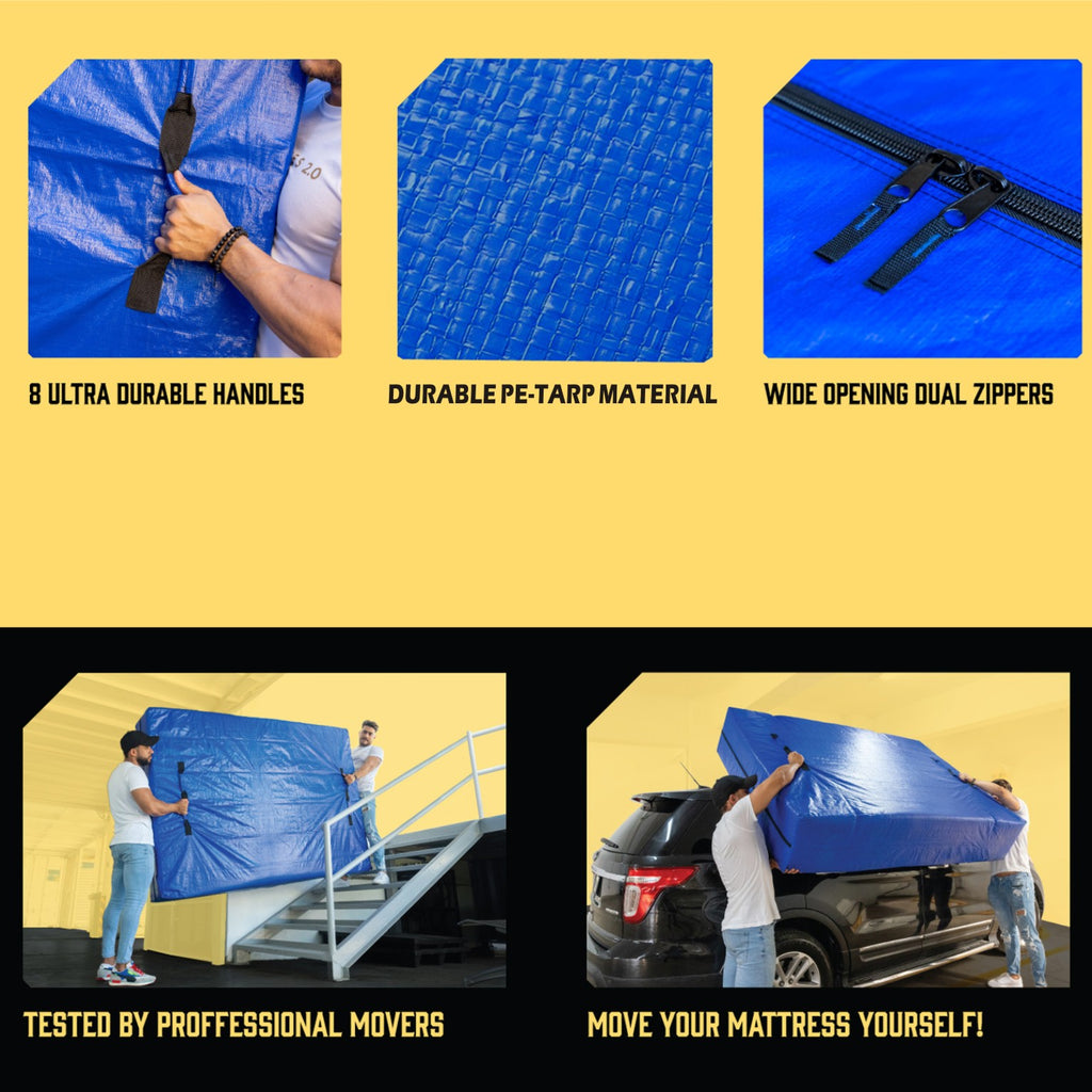 Heavy Duty Mattress Protector Storage Bag Easy Moving Dust Cover Packaging