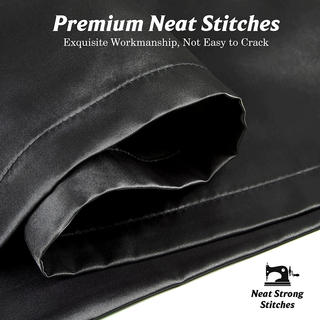 Twin Pack Satin Art Silk Pillowcases - Standard Size 48cm x 74cm | Hair & Skin Care