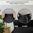 Hotel 2000TC 4 Pieces Ultra Soft Flat Fitted Sheet Set