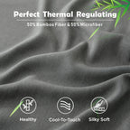 2000TC Nature Ultra Bamboo Blend Fitted Sheet &Pillowcase Set