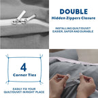 2000TC Ultra Soft Quilt/Doona Cover Set King