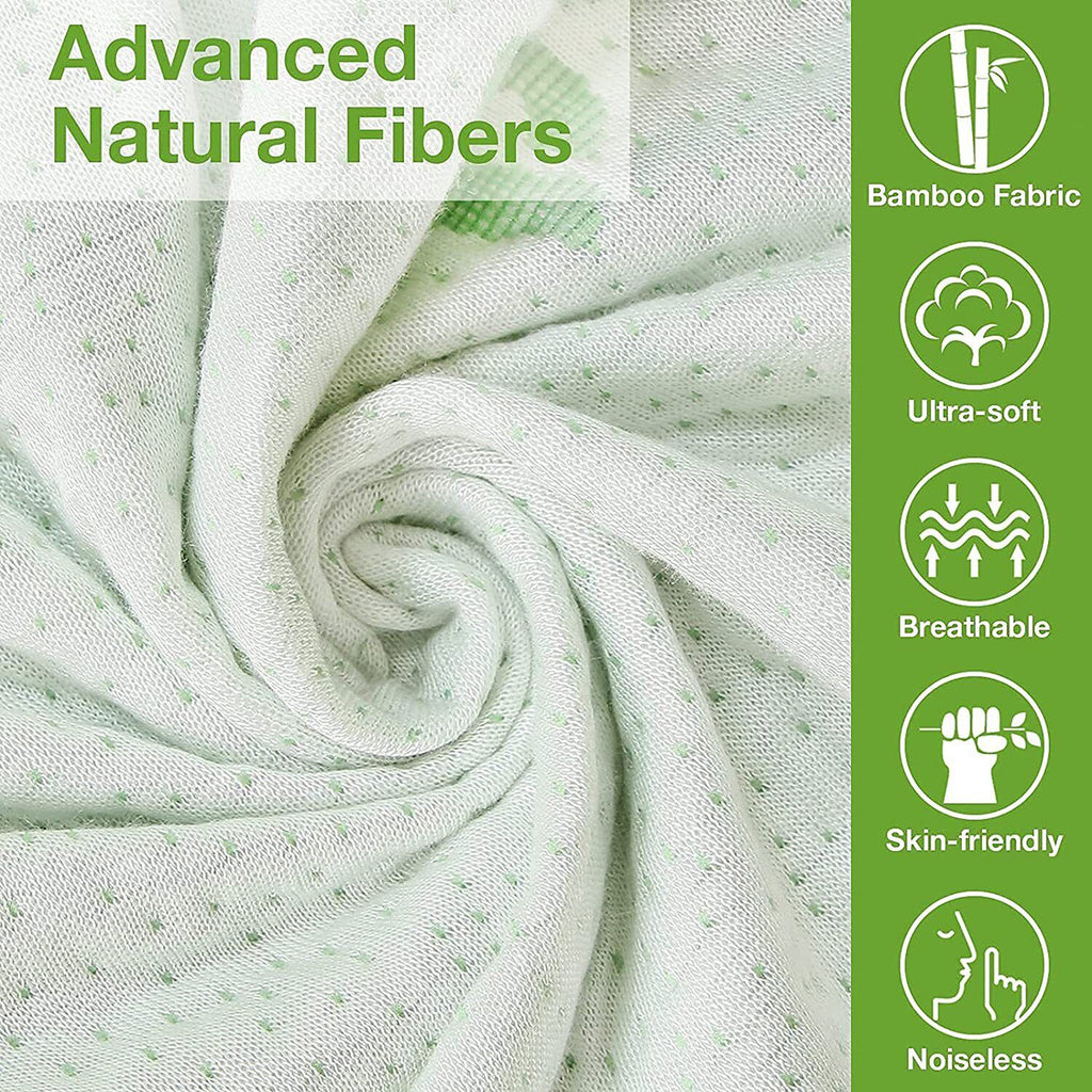 Twin pack Waterproof Bamboo Pillow Protector Cover Standard/Body Size Pillowcase