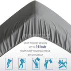 Nature Pure 100% Cotton Fitted Sheet