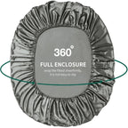 Hotel 2200TC Art Silk Satin fitted Pillowcases Sheet Set