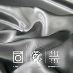 2200TC Art Silk Satin Fitted/Bottom Sheet Bed