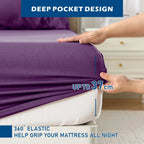 2200TC Cooling Bamboo 4 Pieces Blend Sheet Set