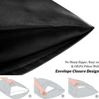 Twin Pack Satin Art Silk Pillowcases - Standard Size 48cm x 74cm | Hair & Skin Care