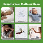 Twin pack Waterproof Bamboo Pillow Protector Cover Standard/Body Size Pillowcase