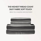 Hotel 2200TC Art Silk Satin fitted Pillowcases Sheet Set