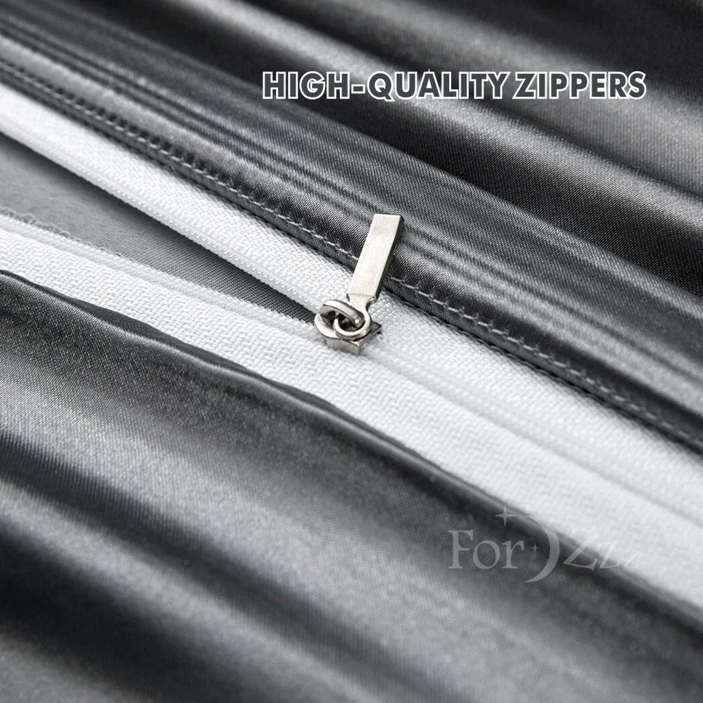 Hotel Silk Satin Quilt/Duvet Cover & Pillowcase Set