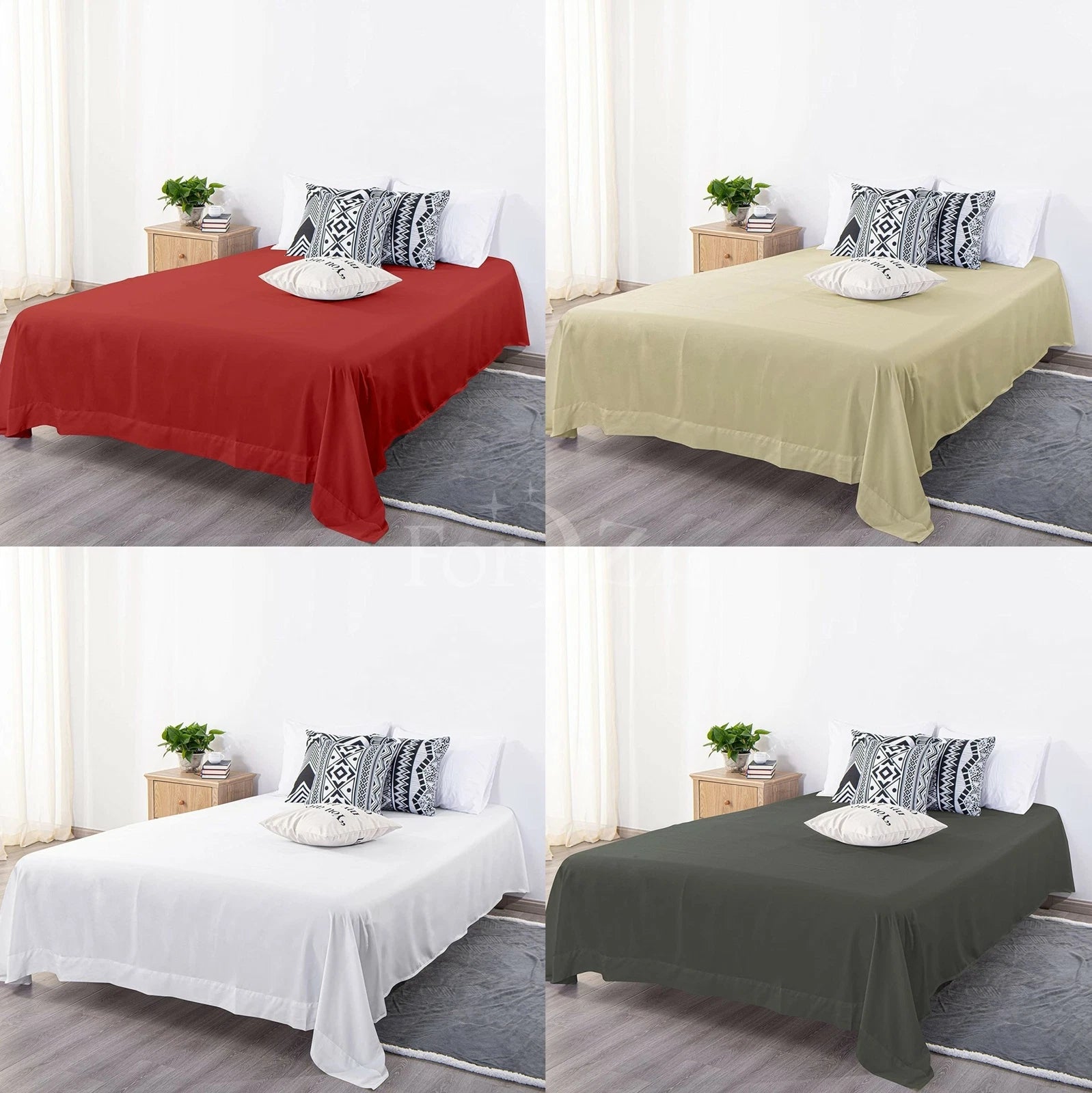 Comfy 2200TC Soft Top Flat Sheet