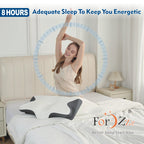 Cooling Memory Foam Cervical Pillow Ergonomic Neck Support Side/Stomach Sleeper