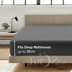 2200TC Extra Deep Pocket Ultra Soft Fitted Bottom Sheet