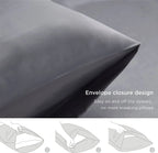 Twin Pack Satin Art Silk Pillowcases - Standard Size 48cm x 74cm | Hair & Skin Care