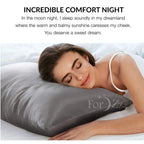 Hotel 2200TC Art Silk Satin fitted Pillowcases Sheet Set