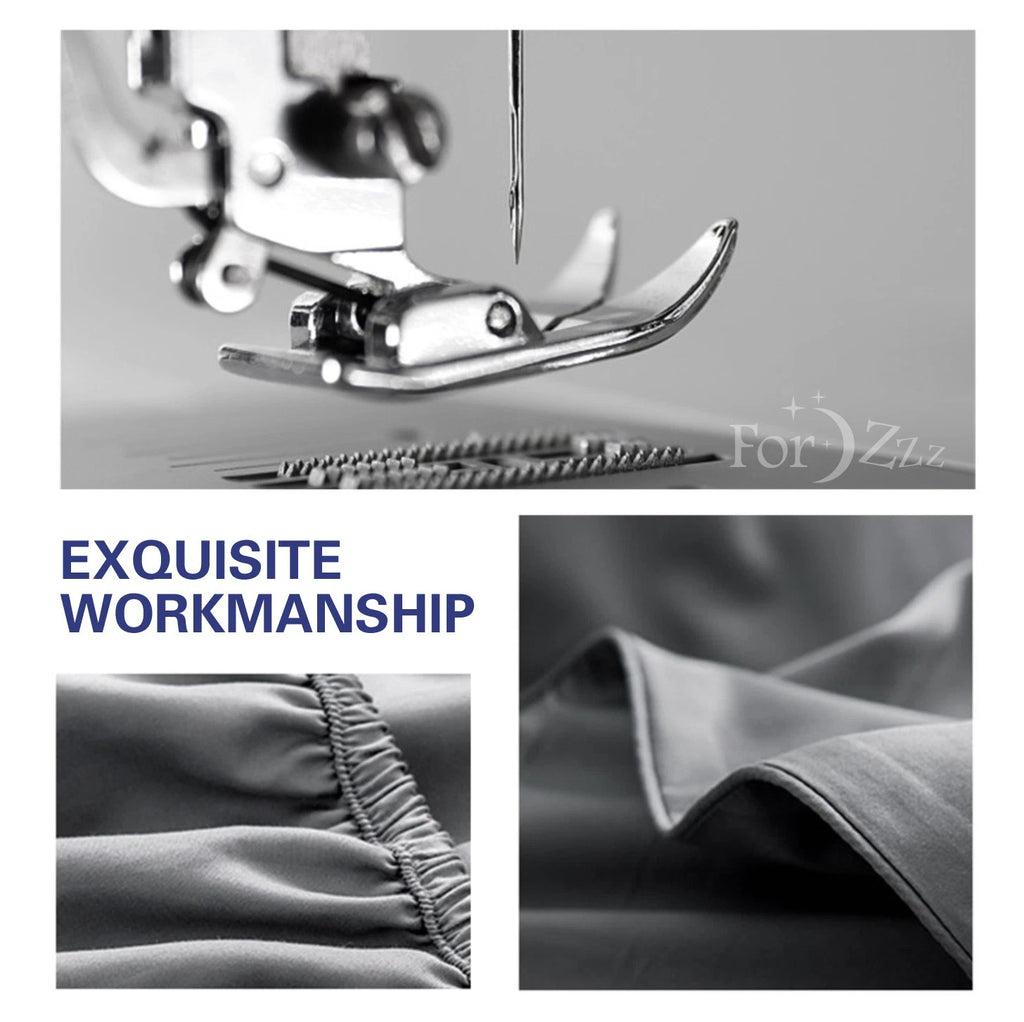 2000TC Nature Ultra Bamboo Blend Fitted Sheet &Pillowcase Set