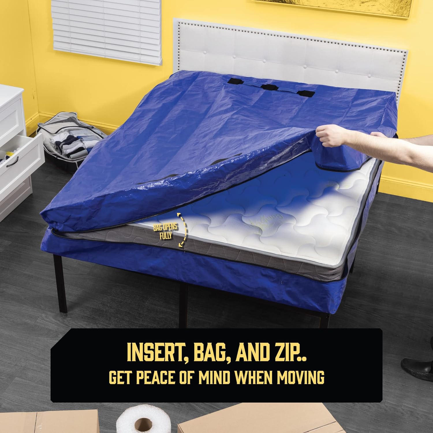 Heavy Duty Mattress Protector Storage Bag Easy Moving Dust Cover Packaging