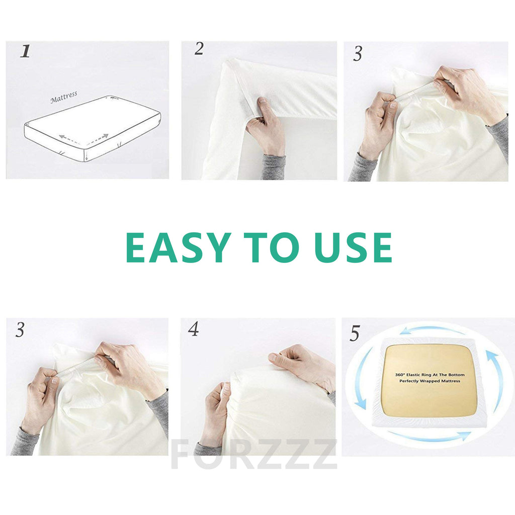 2200TC Extra Deep Pocket Ultra Soft Fitted Bottom Sheet