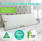 Twin pack Waterproof Bamboo Pillow Protector Cover Standard/Body Size Pillowcase