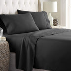 Hotel 2000TC 4 Pieces Ultra Soft Flat Fitted Sheet Set