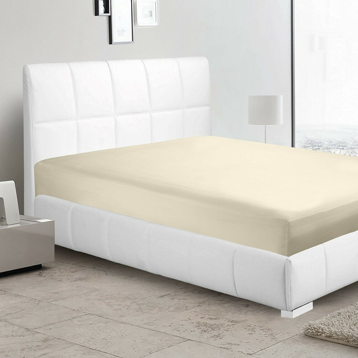 2200TC Extra Deep Pocket Ultra Soft Fitted Bottom Sheet