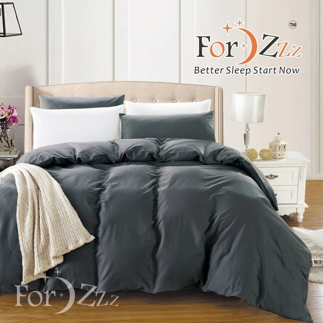 2000TC Ultra Soft Quilt/Doona Cover Set King