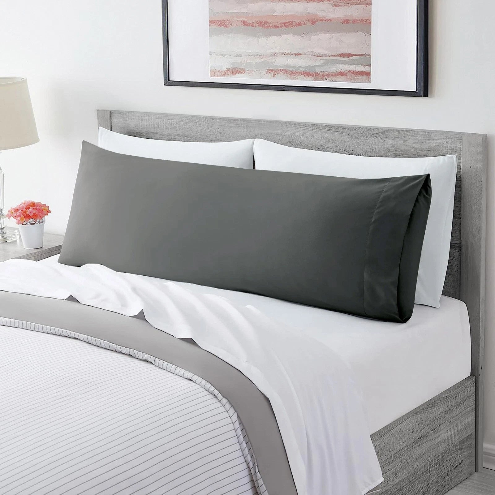 Luxury 2000TC Soft Body Pillow case Full Long Pillow Case