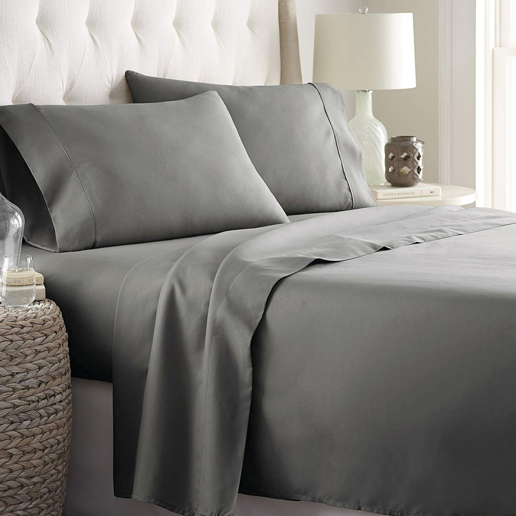 Hotel 2000TC 4 Pieces Ultra Soft Flat Fitted Sheet Set