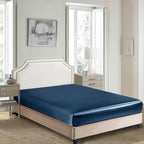 2200TC Art Silk Satin Fitted/Bottom Sheet Bed