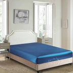 2200TC Art Silk Satin Fitted/Bottom Sheet Bed