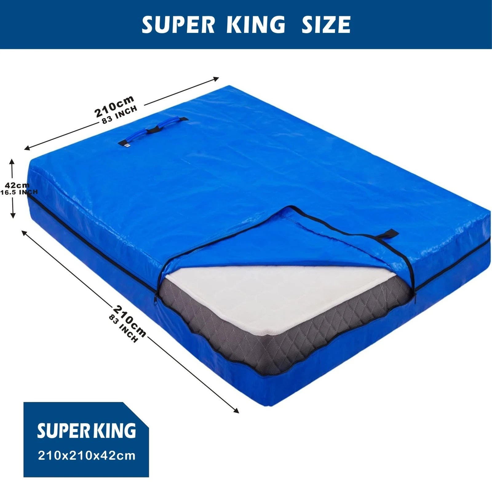 Heavy Duty Mattress Protector Storage Bag Easy Moving Dust Cover Packaging