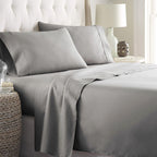Hotel 2000TC 4 Pieces Ultra Soft Flat Fitted Sheet Set