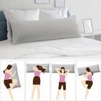 Luxury 2000TC Soft Body Pillow case Full Long Pillow Case