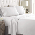 Hotel 2000TC 4 Pieces Ultra Soft Flat Fitted Sheet Set