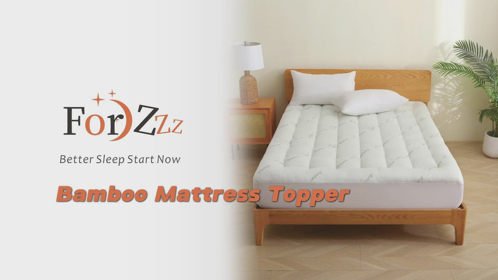 Hotel Cooling Bamboo Mattress Topper   Green Colour