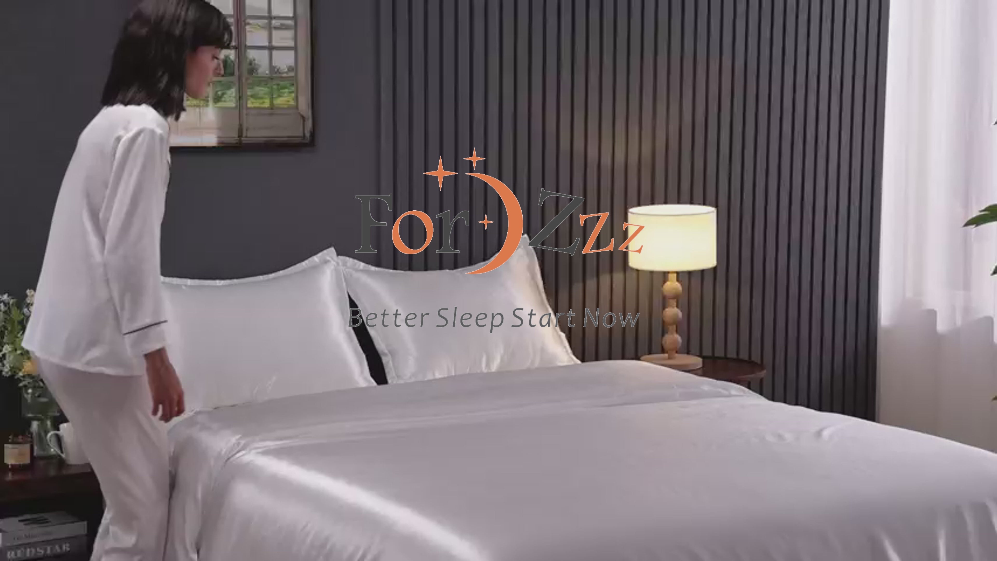 Hotel Silk Satin Quilt/Duvet Cover & Pillowcase Set