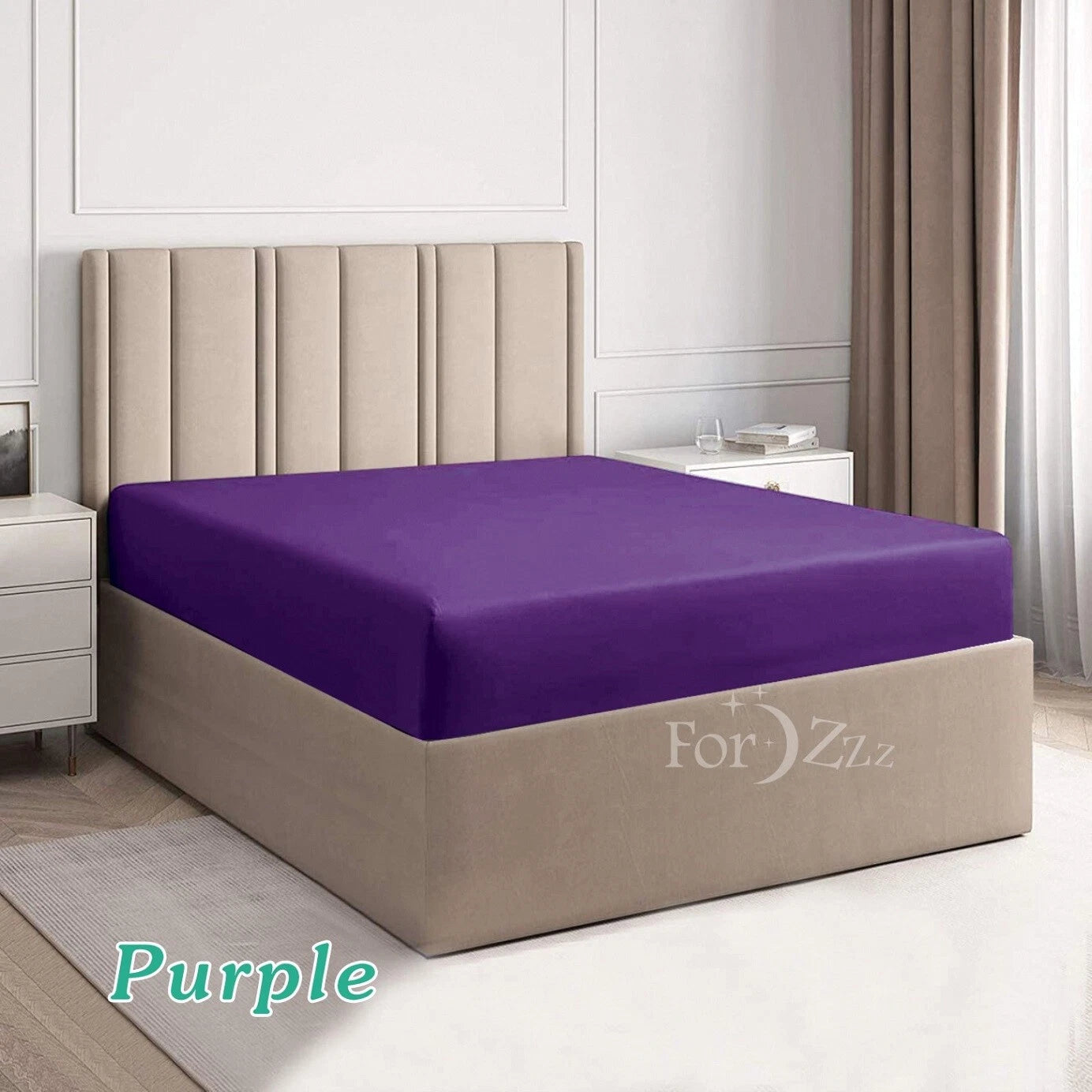 Nature Pure 100% Cotton Fitted Sheet