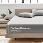 2200TC Extra Deep Fitted Sheet Set Pillowcases